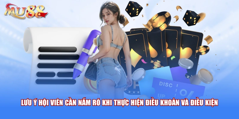 Lưu ý hội viên cần nắm rõ khi thực hiện điều khoản và điều kiện